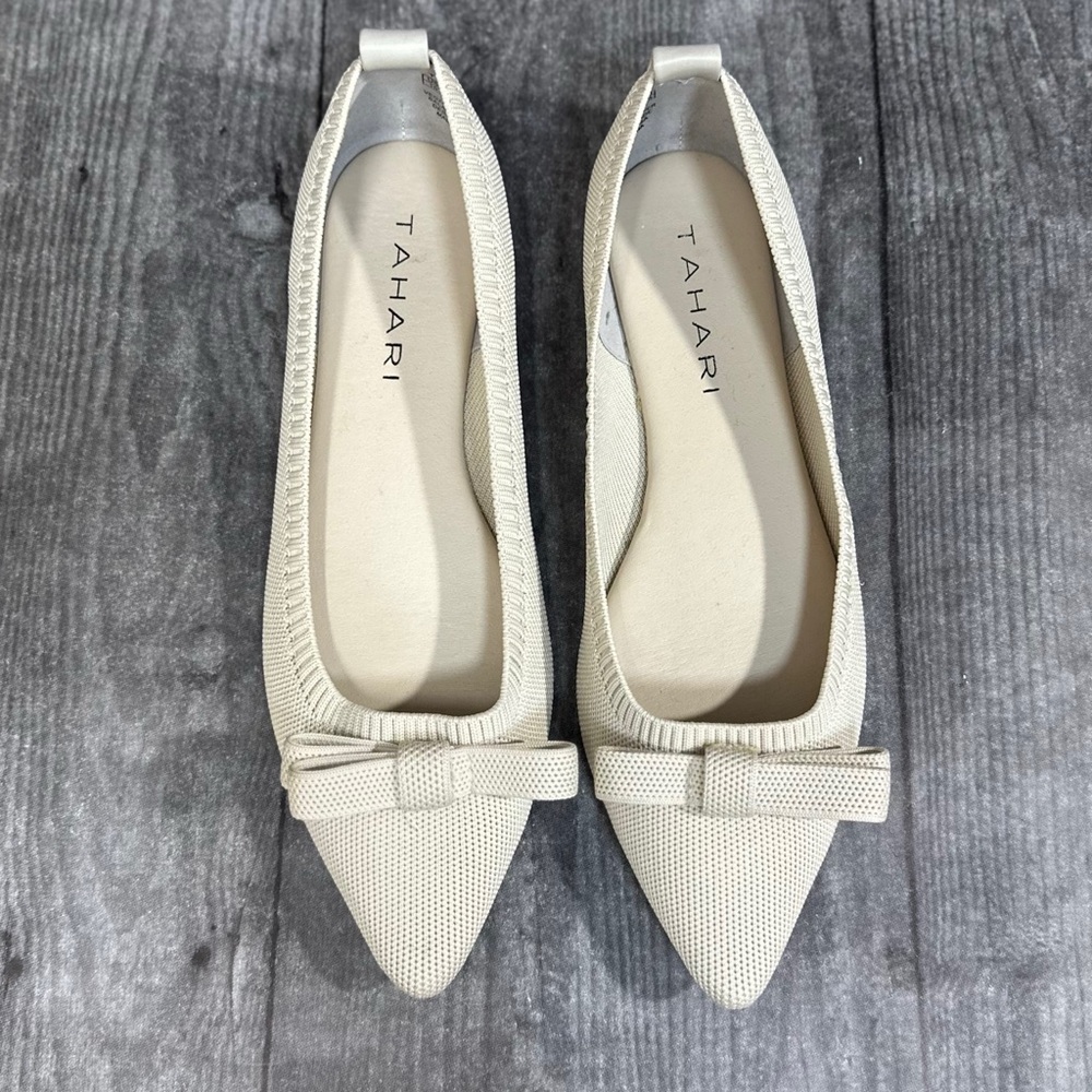 Tahari Slip On Bow Detail Ballet Flat - Athens - Picture 2 of 9